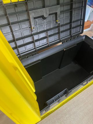 Caja herramientas 48cm - Negra/Amarilla