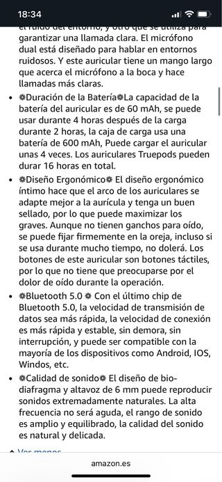Auriculares Soundpeats Truepods negros