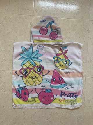 2 toallas poncho niñ@s