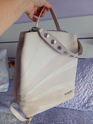 Mochila beige Desigual