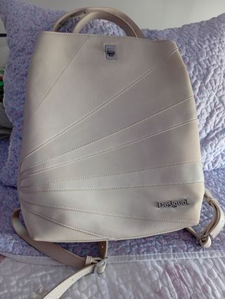 Mochila beige Desigual