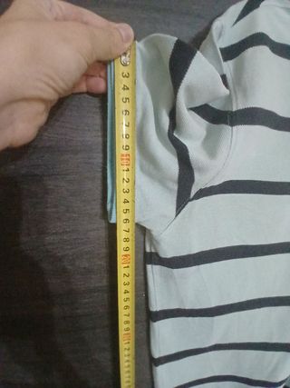 Polo Massimo Dutti XL - rayas azul marino