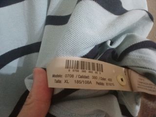 Polo Massimo Dutti XL - rayas azul marino