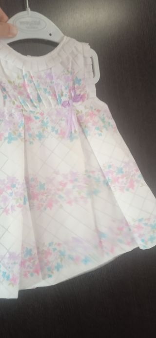 Vestido mayoral niña (6-9 meses)