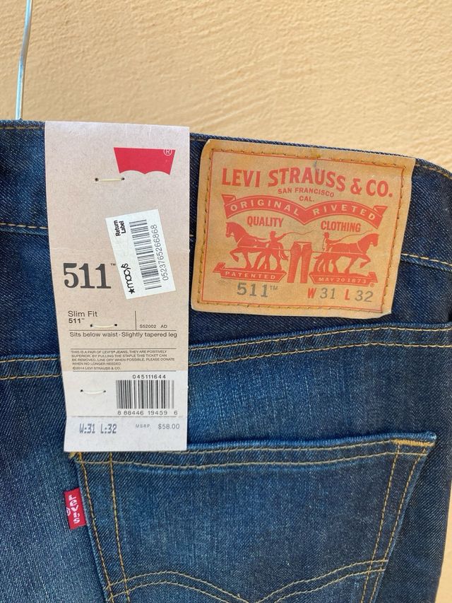 Jeans Levi's 511 Slim Fit- W31 L32