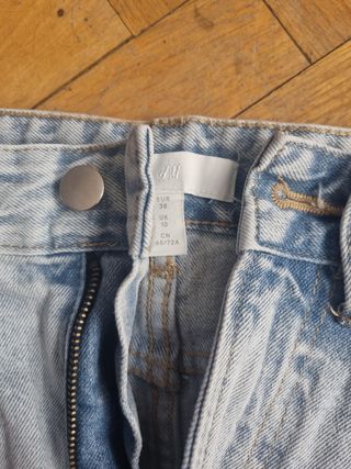 Mini Falda Vaquera H&M - Azul