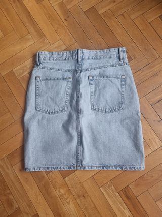 Mini Falda Vaquera H&M - Azul