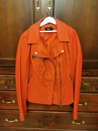 Chaqueta ONLY piel Roja - talla 36