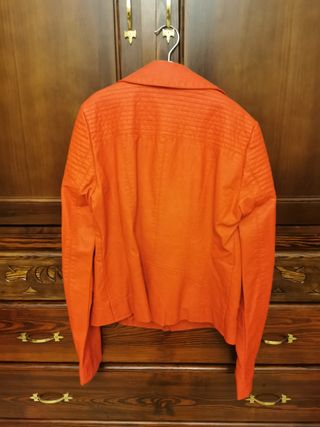 Chaqueta ONLY piel Roja - talla 36