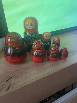 Matrioskas pintadas a mano