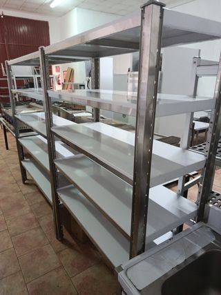 Estantería acero inoxidable - 5 baldas