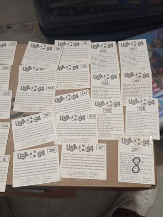 Lote Cromos USA 94 Panini - 30 diferentes