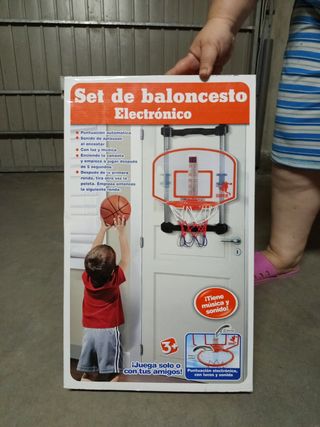 Canasta baloncesto electrónica