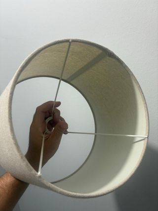 Tulipa lámpara Zara Home beige