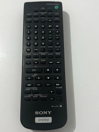 Mando SONY universal TV/BluRay System Audio