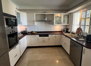 Muebles cocina blancos