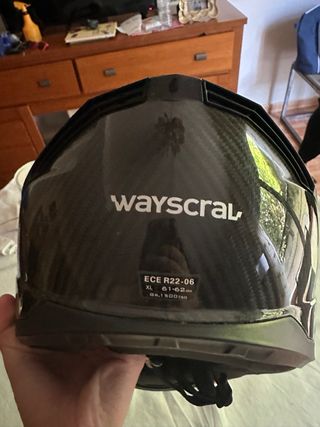 Casco moto negro XL seminuevo