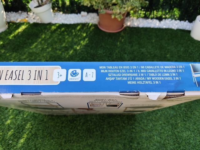 Caballete Pizarra 3 en 1 Infantil