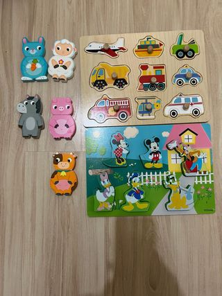 Puzzles infantiles de madera