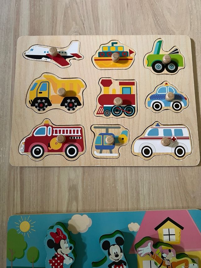 Puzzles infantiles de madera