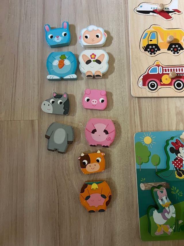 Puzzles infantiles de madera