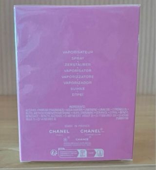 CHANEL CHANCE SPLENDIDE FRASCO VACÍO