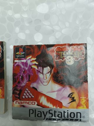 Tekken 3 PS1 - Carátulas
