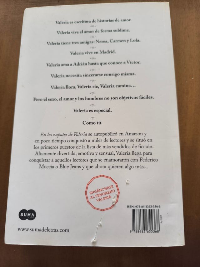 En los zapatos de Valeria (Saga Valeria 1) (Spa...
