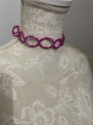 Collar Gargantilla | Dorado y Morado