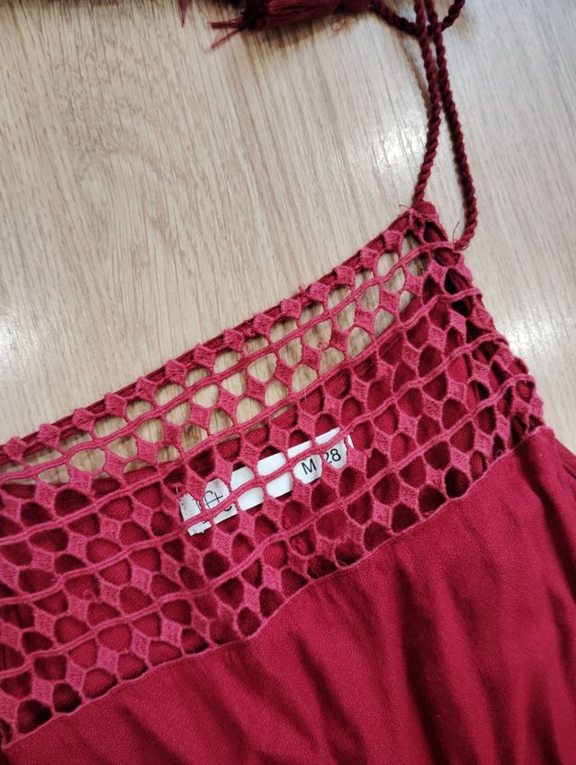 Mono rojo largo - Talla M