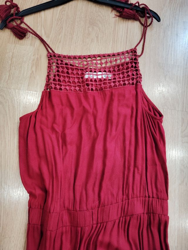 Mono rojo largo - Talla M