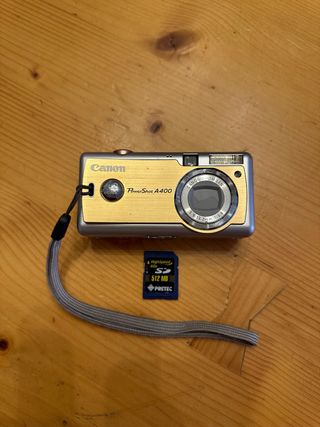 Canon PowerShot A400 - Cámara compacta dorada