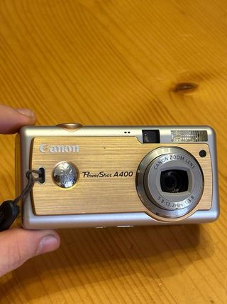 Canon PowerShot A400 - Cámara compacta dorada