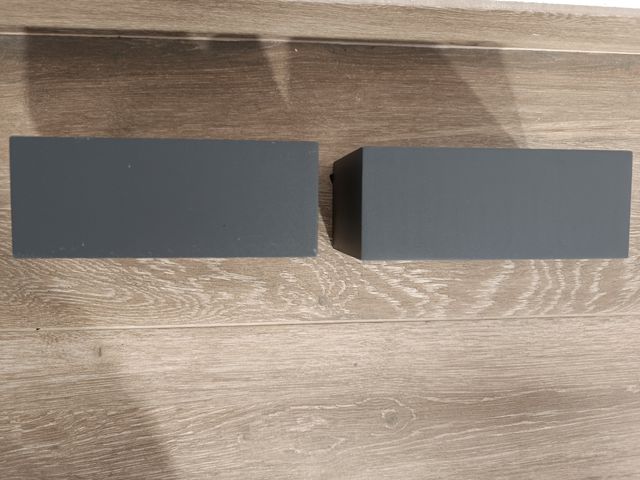 2 Luces Exteriores Grises Metal