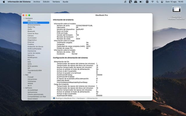 MacBook Pro 13" 2015 Plata