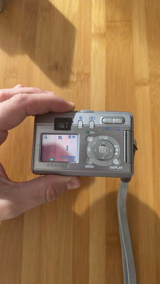 Pentax Optio - Cámara compacta plata