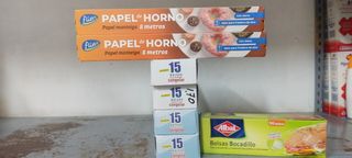 Papel Horno Fliss + Bolsas Congelación
