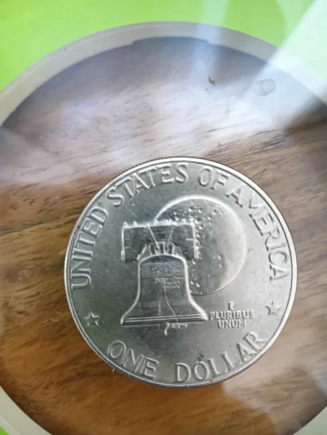 Moneda 1 dollar conmemorativa 1776-1976