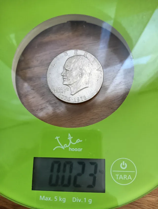 Moneda 1 dollar conmemorativa 1776-1976