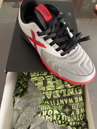 Zapatillas Munich - Gris y Blanco