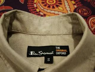 Camisa Ben Sherman beige talla S