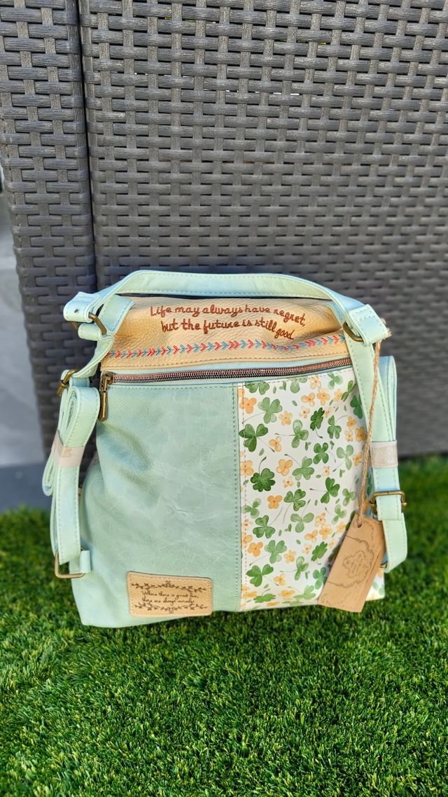 Mochila Sweet & Candy azul | nuevo | 3 bolsillos