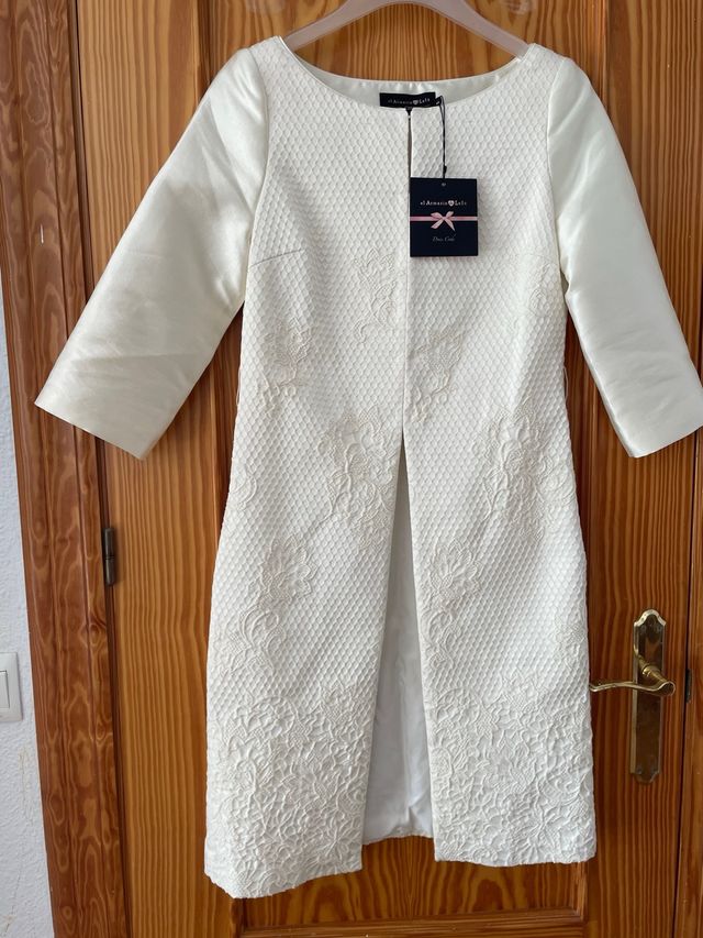 Vestido El Armario de Lulu blanco talla S