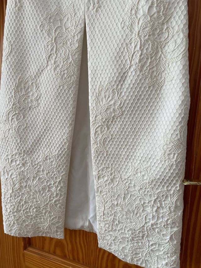 Vestido El Armario de Lulu blanco talla S