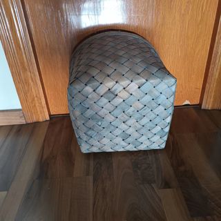 Cesto mimbre decorativo