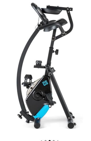 Bicicleta estática plegable