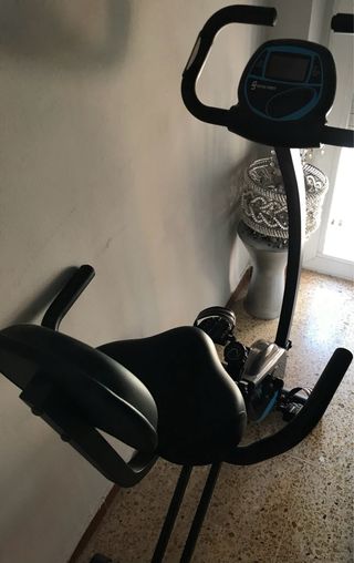 Bicicleta estática plegable