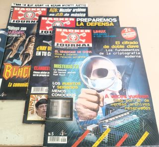 Lote 4 Revistas Hacking / Seguridad Informática