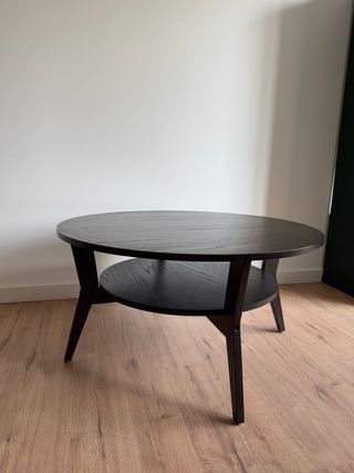 Mesa centro redonda IKEA JAKOBSFORS - Negra