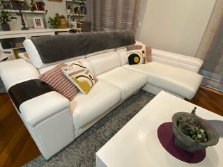 Sofá chaise longue 280cm piel sintética